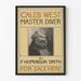 Vintage plakat Caleb West Master Diver af F. Hopkinson Smith