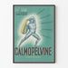 Vintage plakat Calmopelvine - Reklameplakat for suppositorier