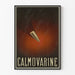 Vintage plakat Calmovarine med minimalistisk design