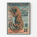 Vintage plakat Le Monde før menneskets skabelse af Camille Flammarion