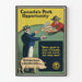 Vintage plakat med mulighed for svinekød i Canada - Retro vægdekoration