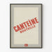 Retro dekorativ plakat Canteïne Bouteille