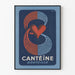 Vintage plakat Cantéïne flaske af Francis Prompt
