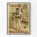Vintage plakat Capstan Navy Cut W.D. & H.O. Wills – Marine vægdekoration