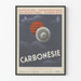 Vintage reklameplakat Carbonésie vægdekoration