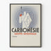 Vintage plakat Carbonésie med maveinfluenza