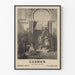 Vintage plakat Carmen - Komisk opera i fire akter