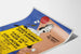 Vintage plakat for musicalteater Fade Out Fade In