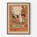 Vintage plakat Bal af 4 Z'kunst 1912 - Invitation Vægdekoration