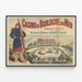 Vintage plakat Casino de Boulogne-sur-Mer - Åbningskampagne 15. juni — indrammet kunstværk på væggen