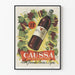 Vintage plakat Caussa en blød og fin vin