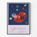 Plakat International Atelier om kontinuerlige linjer - Videnskabeligt abstrakt design