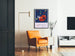 Plakat International Atelier om kontinuerlige linjer - Videnskabeligt abstrakt design