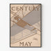 Vintage plakat Century May Fly og Luftfart