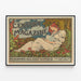Vintage plakat fra Century Magazine - Midsommerferie nummer — indrammet kunstværk på væggen