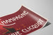 Vintage plakat Champagne Veuve Clicquot — visning af kunstværket