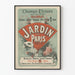 Gammel plakat af Paris' have - Vintage vægdekoration koncert Champs-Élysées
