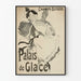 Vintage plakat af Palais de Glace Champs-Élysées vægdekoration