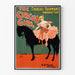 Vintage plakat The Circus Girl - Retro vægdekoration Artem Legrand