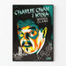 Vintage filmplakat af Charlie Chan i Shanghai