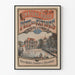 Vintage plakat Château Rouge Fête des Nations - Festlig vægdekoration