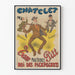 Vintage plakat af Tom Pitt, Tyvenes Konge, vægdekoration