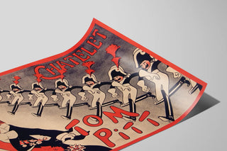 Vintage dekorativ plakat Chatelet Tom Pitt — visning af kunstværket