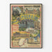 Vintage plakat af Orléans Jernbanen - Udflugter i Touraine og Loire-slottet