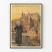 Vintage plakat af Orléans Jernbanen Touraine Loches
