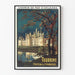 Vintage plakat Château de Chambord Touraine - Chemin de fer d'Orléans