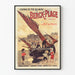 Vintage plakat af Berck-Plage Chemin de Fer du Nord