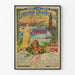 Vintage plakat Nordbanen Verdensudstilling Antwerpen 1894