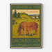 Vintage plakat Jernbane Saignelegier La Chaux-de-Fonds