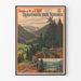 Vintage plakat af Østbanen - Vosges-overgangen