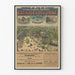 Vintage plakat Bagnoles-de-l'Orne Termisk Anlæg Normandiet