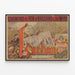 Vintage plakat af Orléans- og Midi-jernbanerne – Pyrenæernes dronning Luchon — indrammet kunstværk på væggen