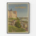 Vintage plakat over Orléans Jernbaner - Pyrenæerne
