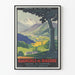 Vintage plakat af Chemins de Fer du Midi - Bagnères de Bigorre Termiske Station