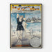 Vintage plakat Le Tréport-Mers Nord- og Vestbanen