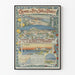 Vintage plakat af Sydfrankrigs jernbaner - Meyrargues til Grasse og Hyères til Saint-Raphaël