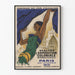 Vintage plakat af de franske jernbaner - Den internationale koloniale udstilling 1931