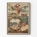 Vintage plakat af Chemins de fer P.L.M. – Paris, Monaco, Château de Pierrefonds