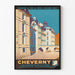 Vintage plakat Château de Cheverny - Loire bilruter