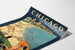 Vintage plakat Chicago - The Vacation City - Retro vægdekoration