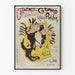 Plakat Art Nouveau Kimerer og Grimasser - Vintage Vægdekoration