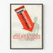 Vintage plakat for tarmdesinfektion Chloramin