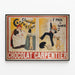 Vintage plakat Chokolade Carpentier 1. præmie for sundhed — indrammet kunstværk på væggen