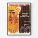 Vintage vægdekoration plakat 'Choose Freedom' - Artem Legrand