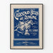 Vintage juleklokker ringer plakat Bleue
