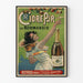 Vintage plakat af Normandiets ægte cider Rotrou Frères